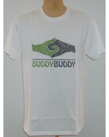 BuddyBuddy & Bleed Eco T-Shirt White/XXL