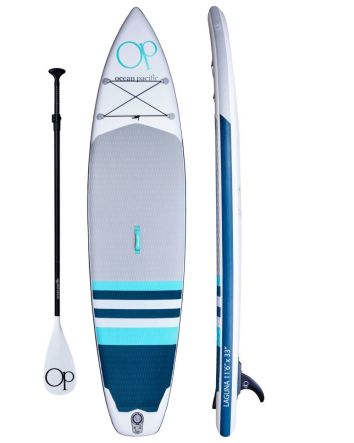 Ocean Pacific 11'6" Laguna White/Petrol iSUP Pack # 01 Testbrett