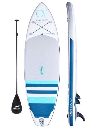 Ocean Pacific 9'6" Sunset White/Petrol iSUP Pack # 02