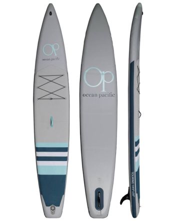 Ocean Pacific 14'0" Touring MSL Grey/Petrol iSUP Blank Testbrett