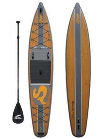 Siren 13'3" Tiburon CST Brown/Grey + Carbon/Fiberglas Paddle 3pc